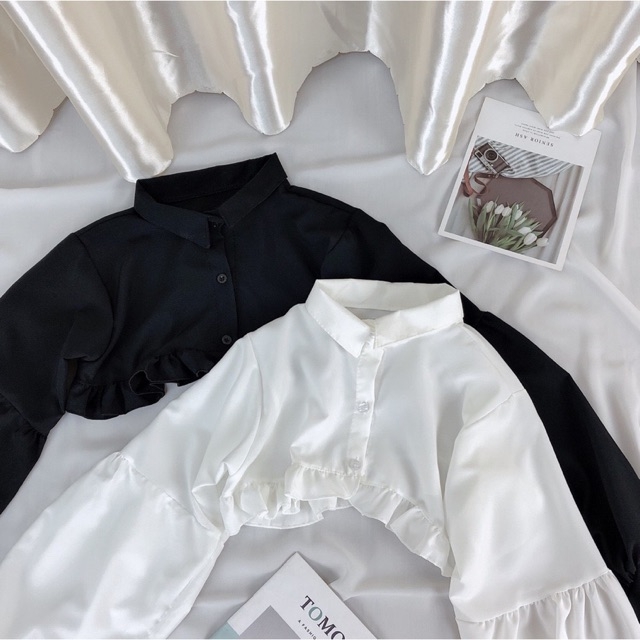 Sét váy 2 dây kèm áo croptop