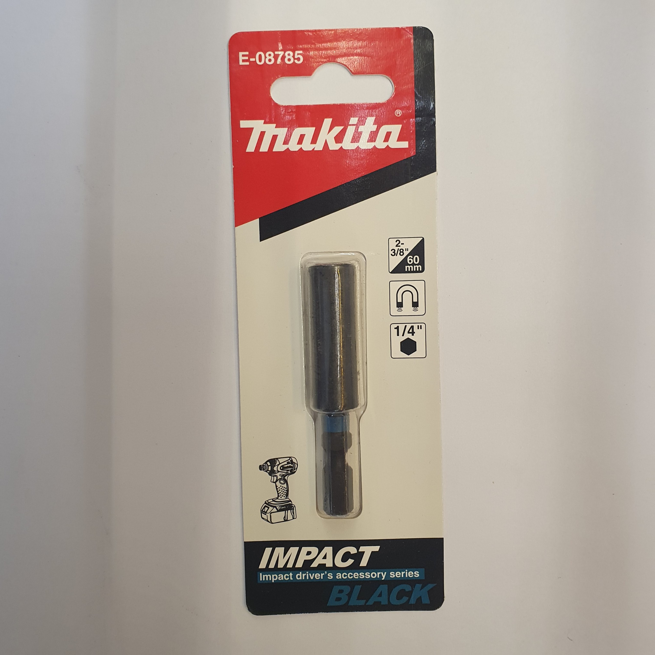 Đầu giữ mũi impact black từ tính makita e-08785