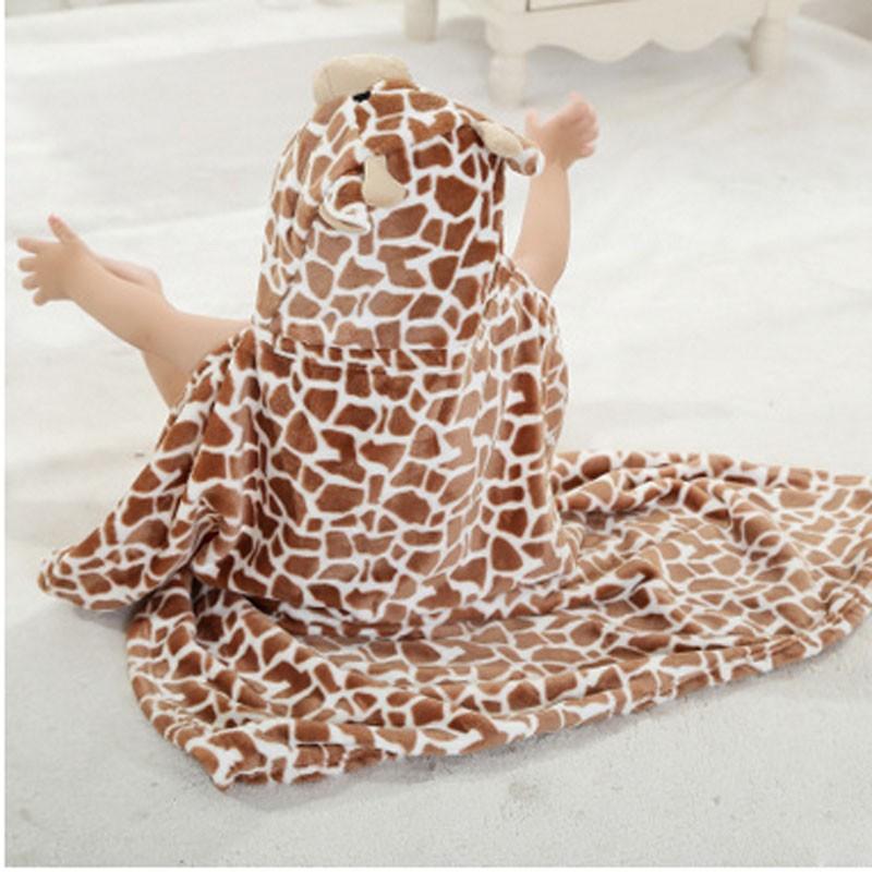 [Ho Chi Minh] cartoon hooded beach bathing towel for babies