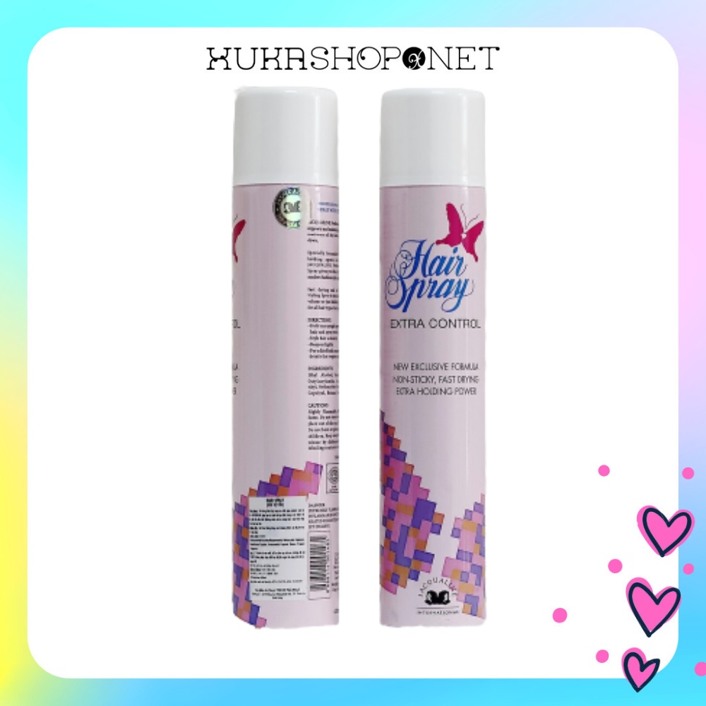 Keo Xịt Tóc Con Bướm Hair Spray Extra Control Jacqualine 420ml