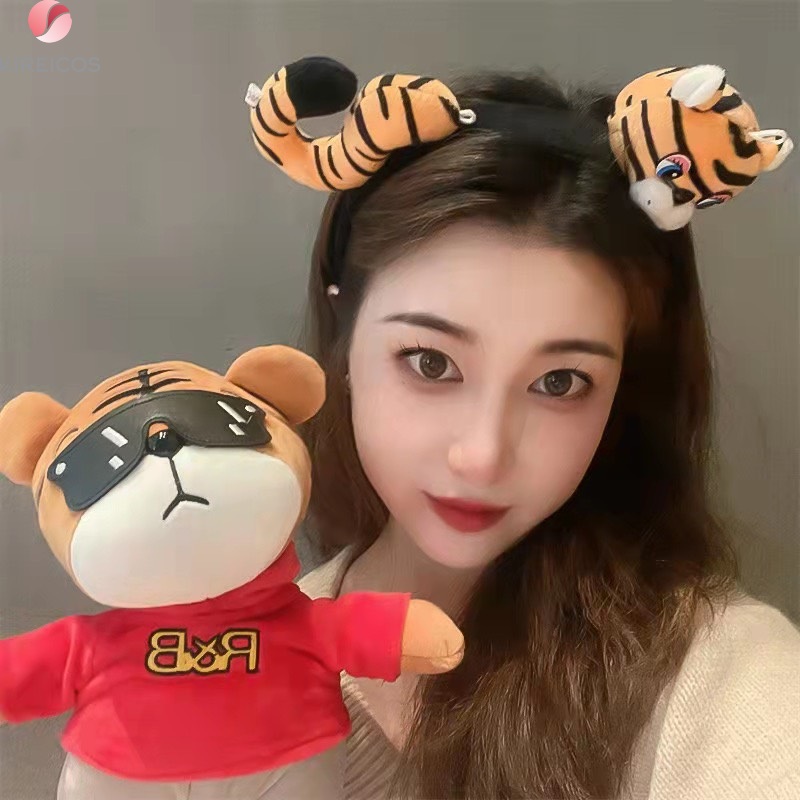 Băng Đô Bờm Cài Tóc Chú Hổ Siêu Kute - kireicos
