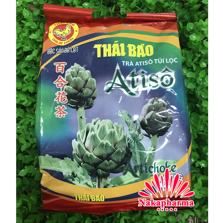 Trà túi lọc Atiso Thái Bảo Đà Lạt - Tốt cho người máu nhiễm mỡ, chức năng gan kém - Actiso