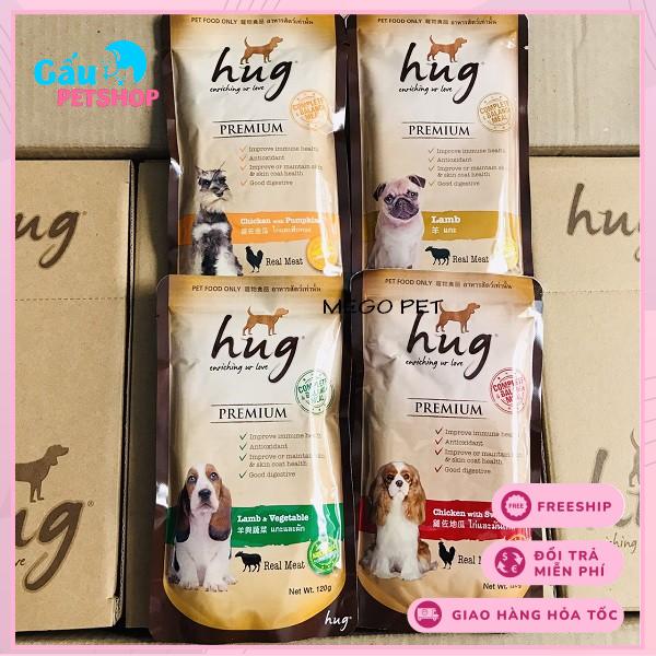 Pate dinh dưỡng cho chó HUG gói 120g