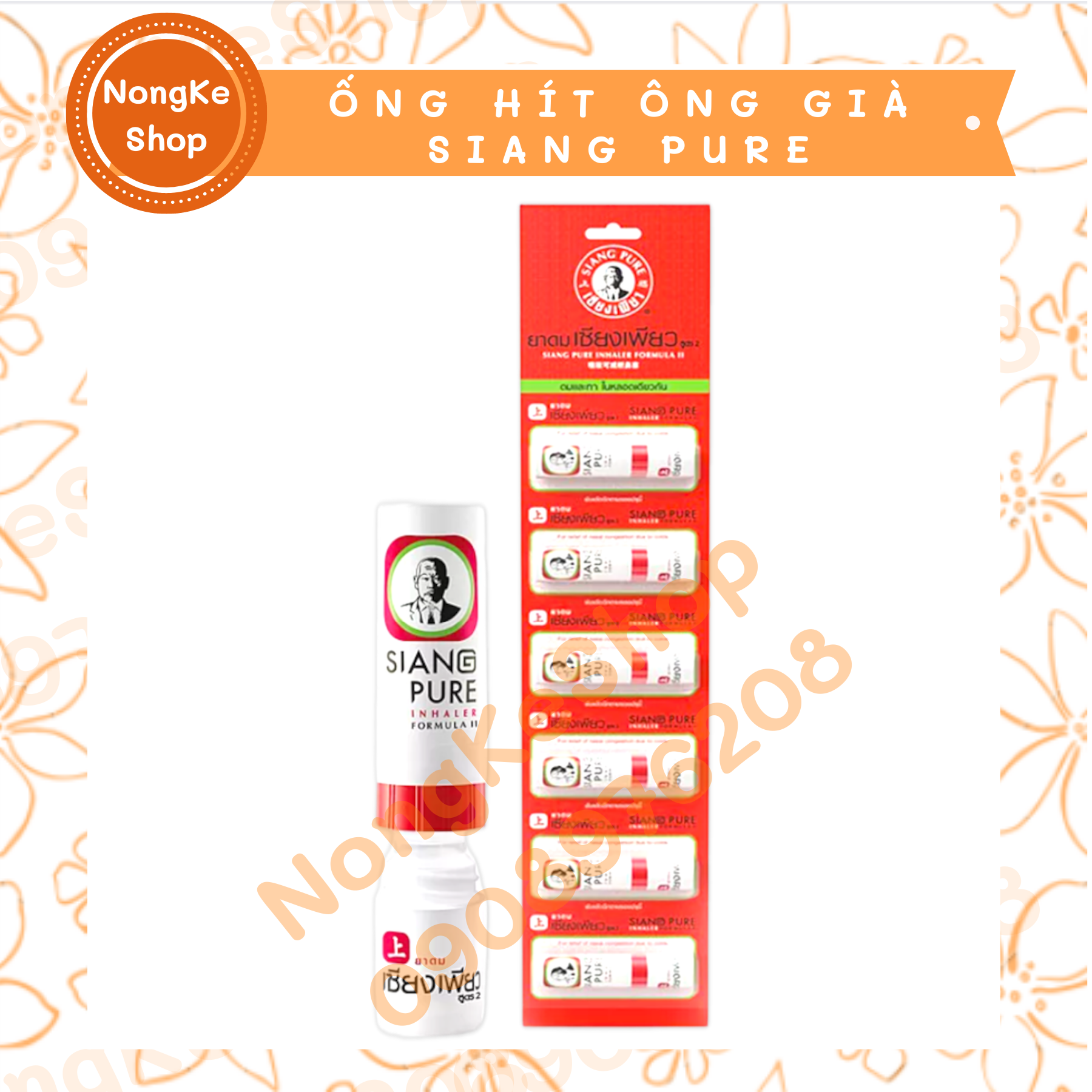 ỐNG HÍT ÔNG GIÀ SIANG PURE THÁI LAN