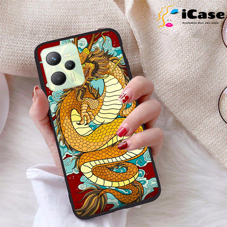 Ốp lưng Realme C35 viền dẻo TPU BST Rong