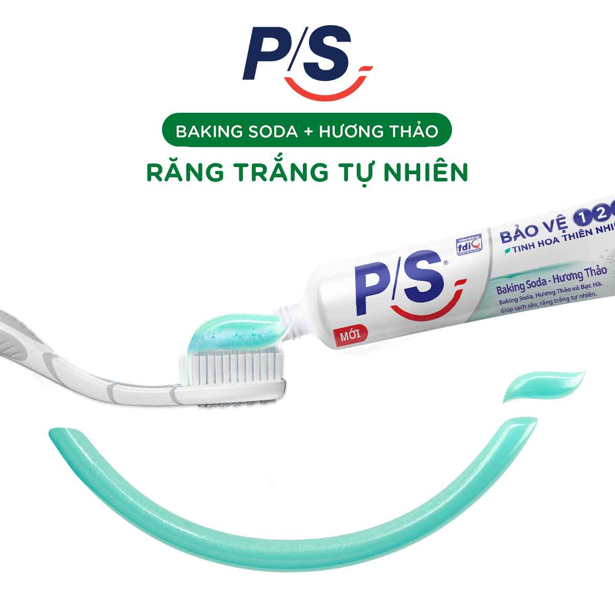 [Hàng tặng không bán] - Kem Đánh Răng P/S Baking Soda - Hương Thảo 30g