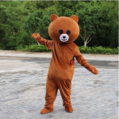 Gấu lầy Tik Tok Mascot gấu brown
