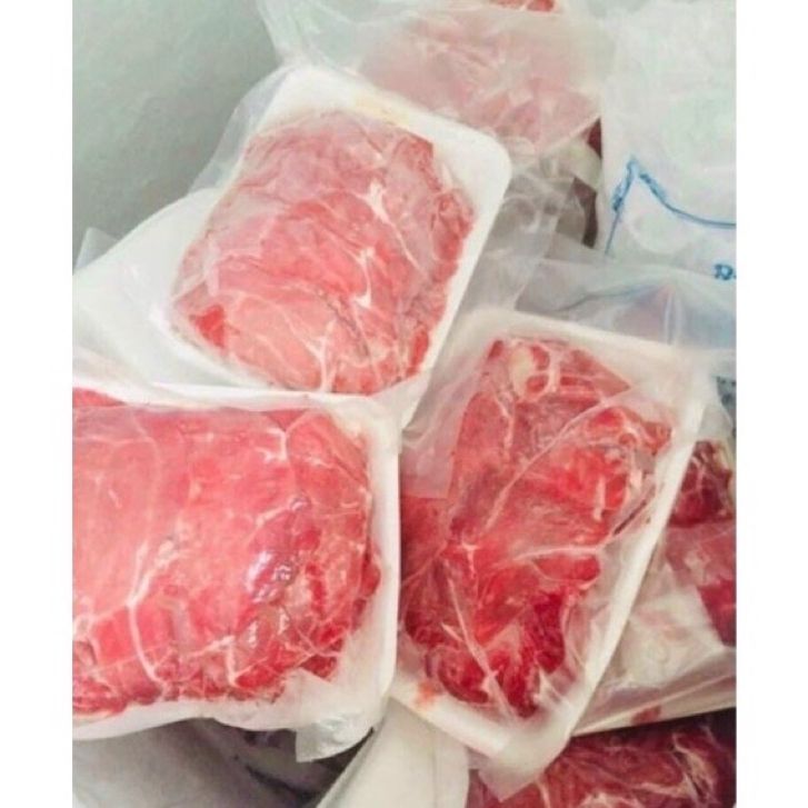 Ba rọi Bò mỹ cắt lát - vĩ 500gr (giao hcm)