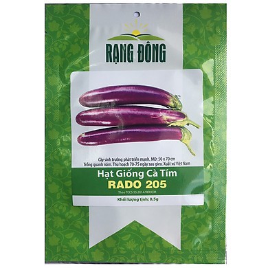 Hạt Giống Cà Tím Rạng Đông 2.5Gram