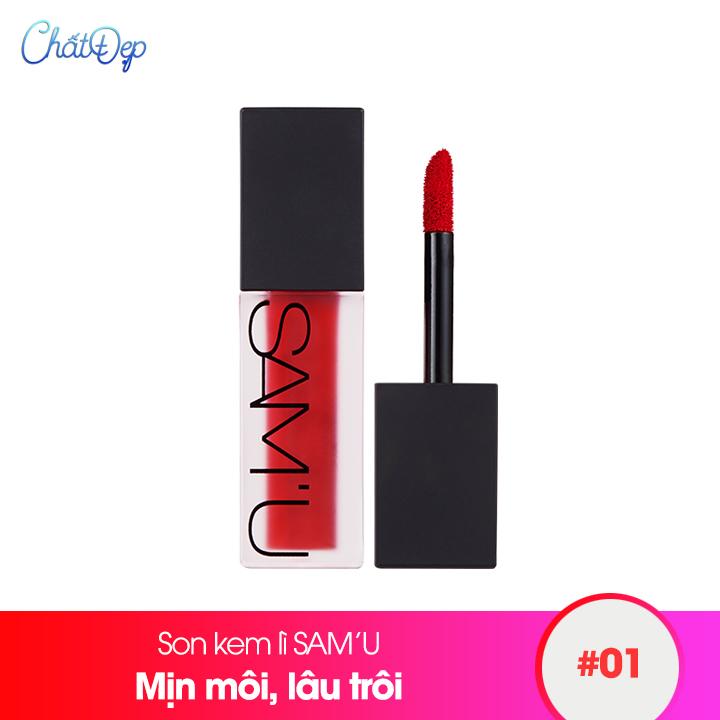 Son kem lì SAM’U Fluid Matte Lip Tint
