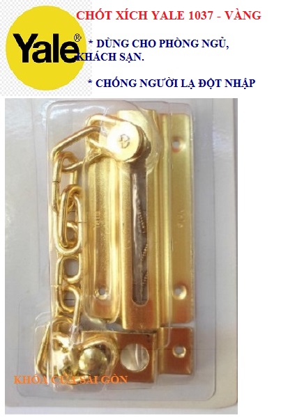 Chốt xích yale hàng chính hãng 1037 us3 / 1037 us26d