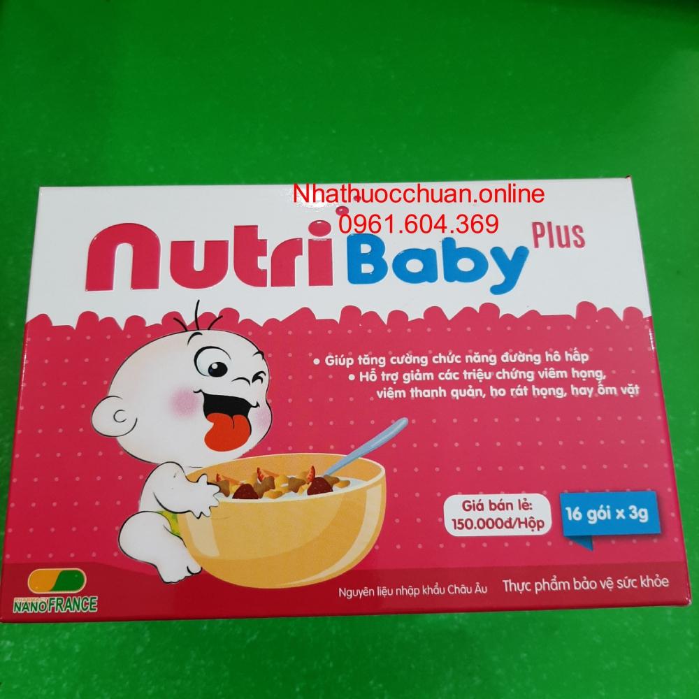 Cốm vi sinh NutriBaby Plus ( Hộp 16 gói)