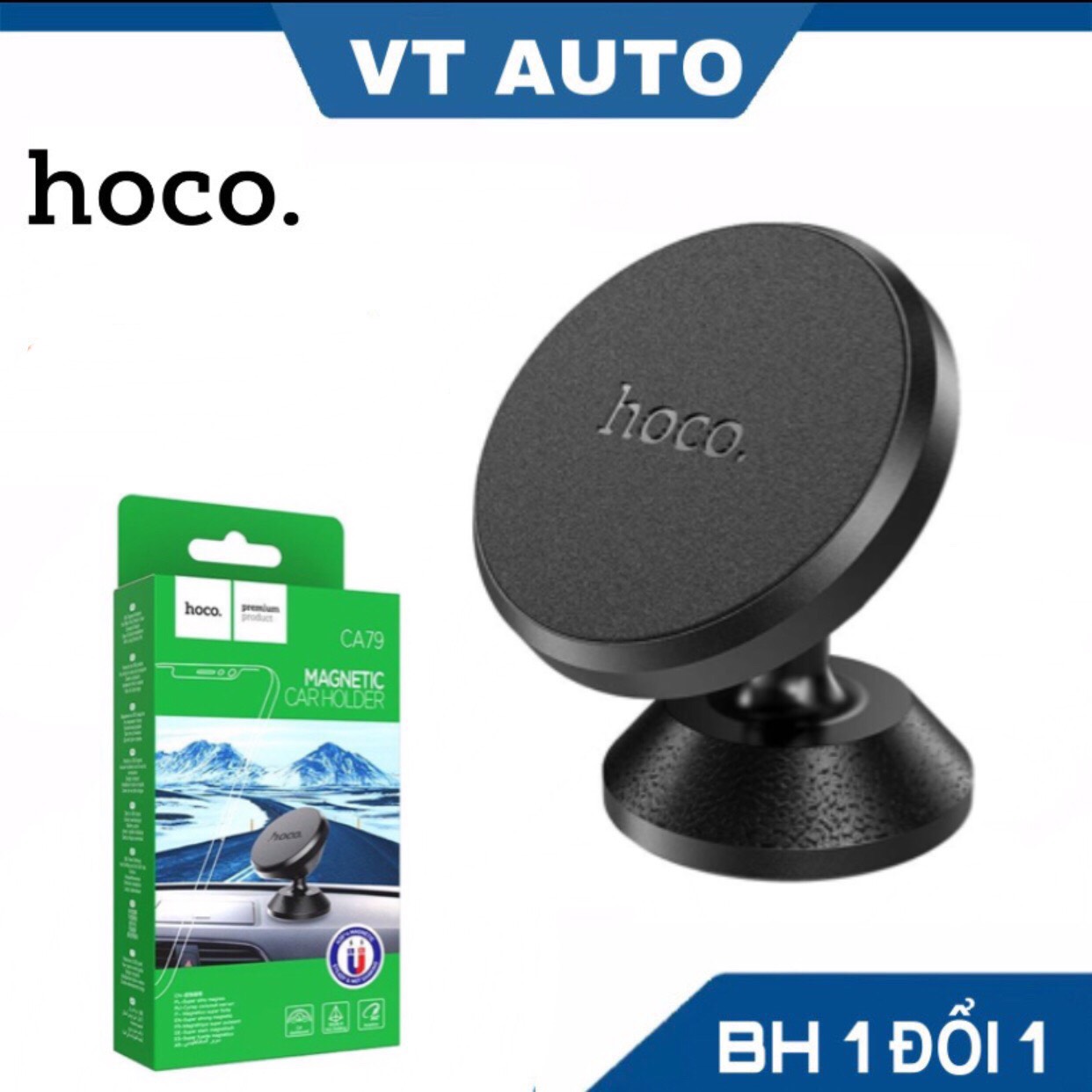 Giá đỡ điện thoại trên oto xe hơi Hoco CB79 - giá đỡ ô tô cao cấp - VT auto