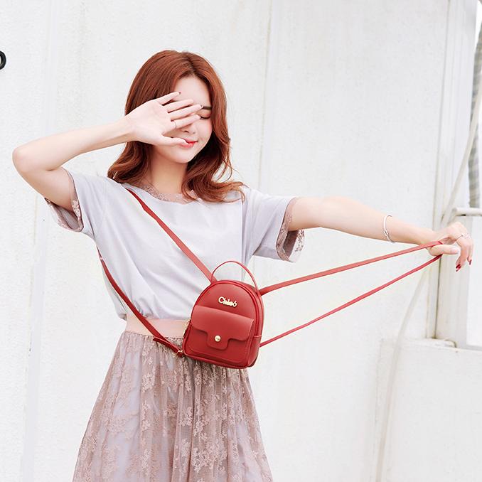 [HCM]Balo Mini Chleo Siêu Xinh Đỏ