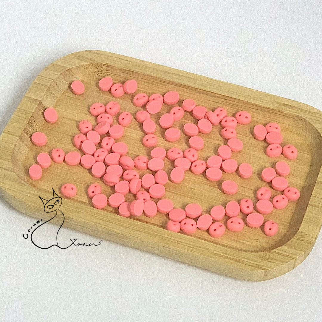 Mũi heo dán | Mũi thú len handmade (10 cái/set)