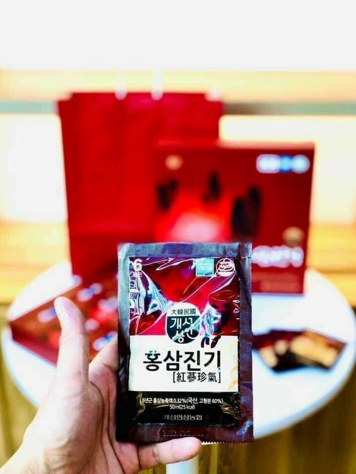 [Hàng Chính Hãng] Nước Hồng Sâm chinki Hàn Quốc 30 gói*50ml