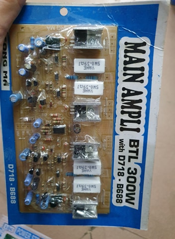 bo mạch công suất 4 sò 300w BTL