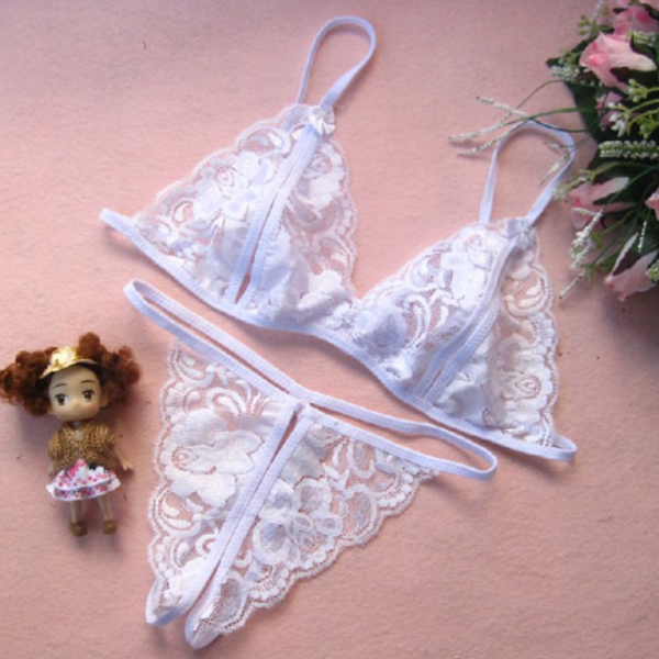 Bộ đồ lót ren lọt khe 2 mảnh