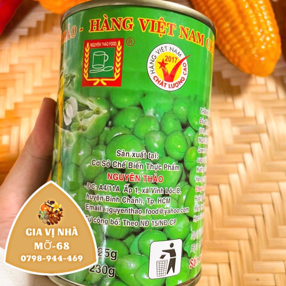 ĐẬU HOÀ LAN ĐÓNG LON-425GR