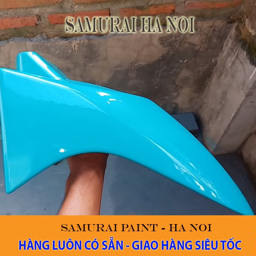 Sơn samurai màu xanh nitron 322