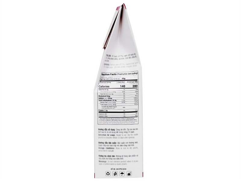 Vỏ bưởi chanh dây sấy dẻo 100g