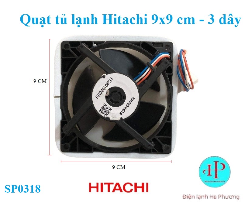 Quạt tủ lạnh hitachi - quạt tản nhiệt tủ lạnh hitachi - mới 100% - f120