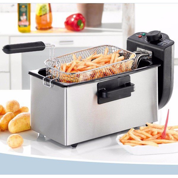 Bếp chiên điện- sokany - bếp chiên nhúng điện 3l