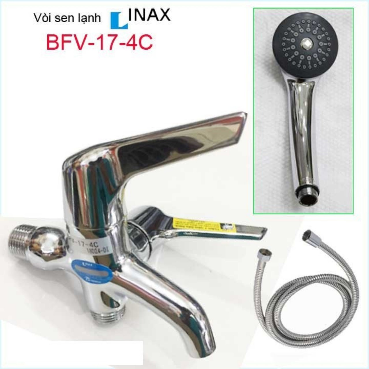 [CHÍNH HÃNG] Sen tắm nước lạnh INAX BFV-17-4C/7C/8C