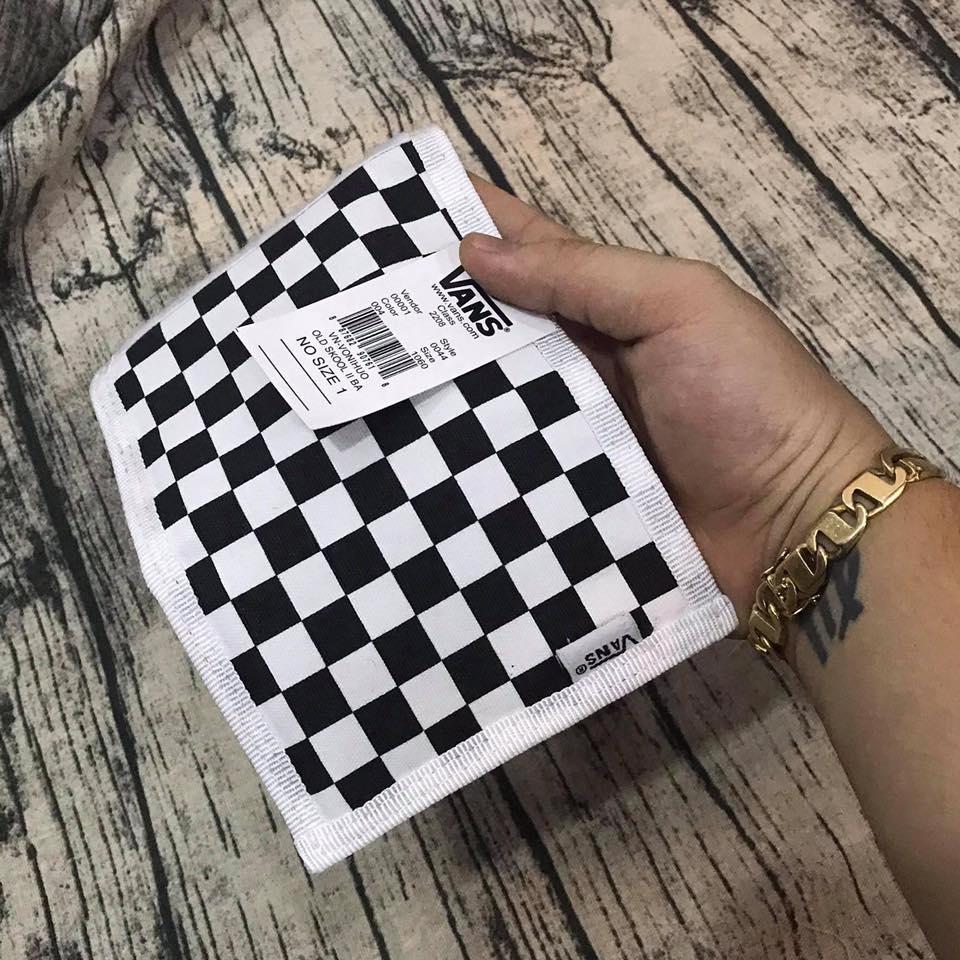 [YoloBoutique] VÍ VANS UNISEX (ĐEN TRẮNG, ĐEN XÁM)