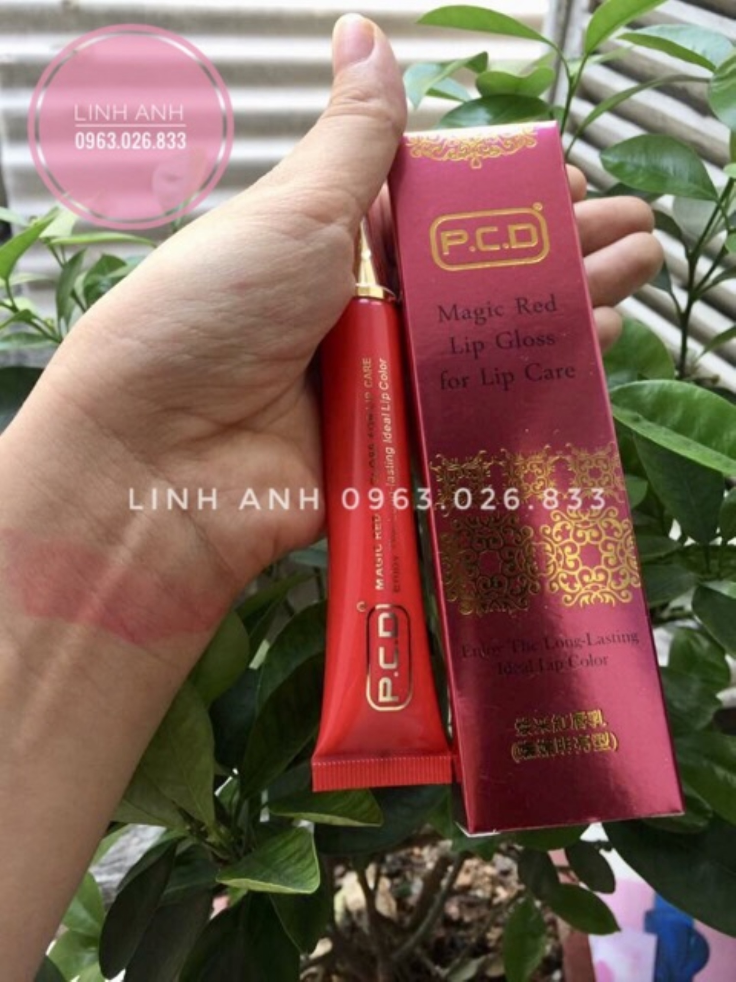 【Hàng giao ngay】 DƯỠNG KÍCH MÀU MÔI PCD Sau Phun Xăm