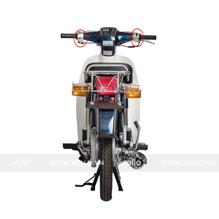 Bộ cùm công tắc xe CUB 82 (2 bên) - không đề