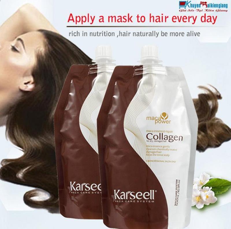 Dầu hấp ủ tóc Collagen siêu mềm mượt 500ml hàng công ty cao cấp