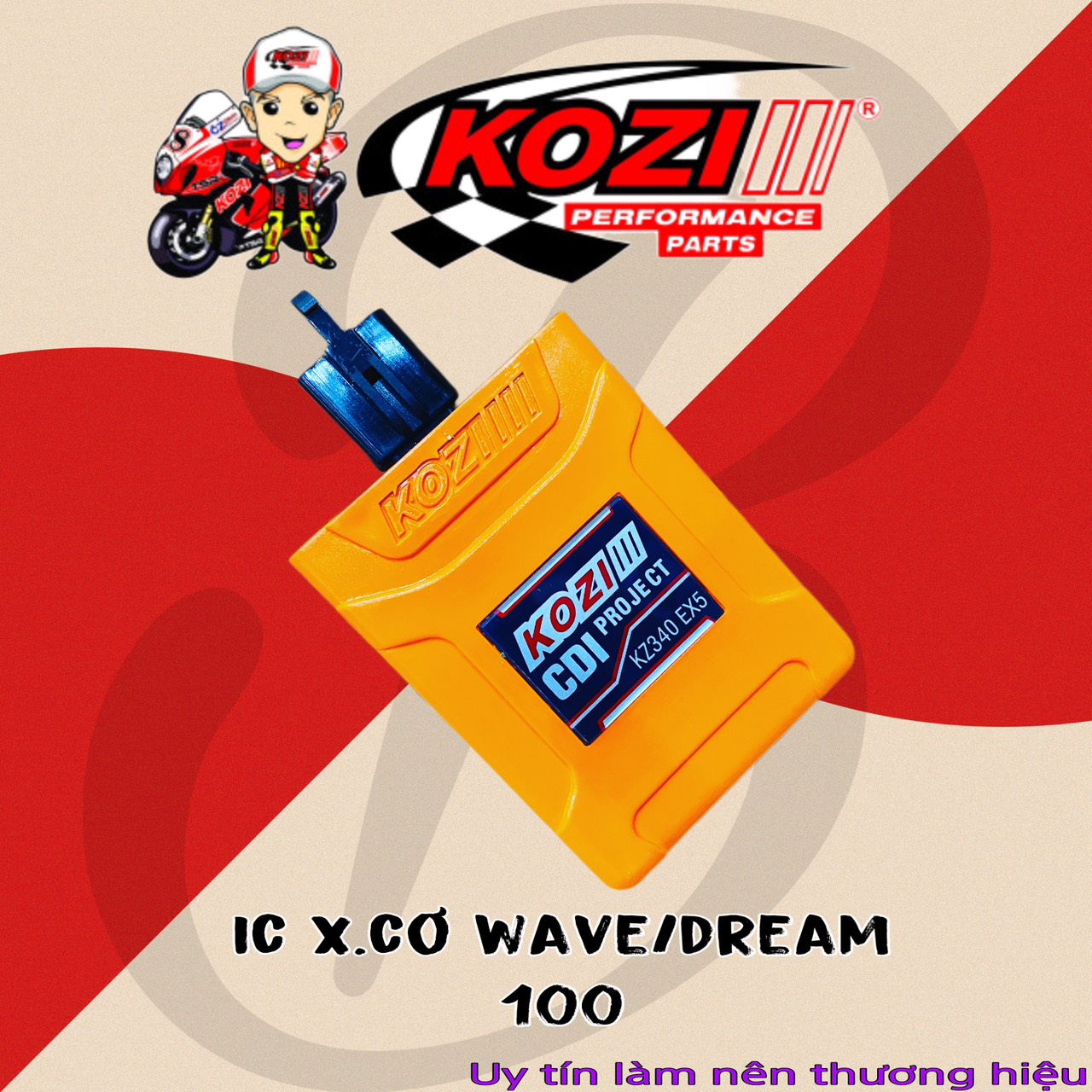 IC độ nhẹ KOZI wave , dream mở tua