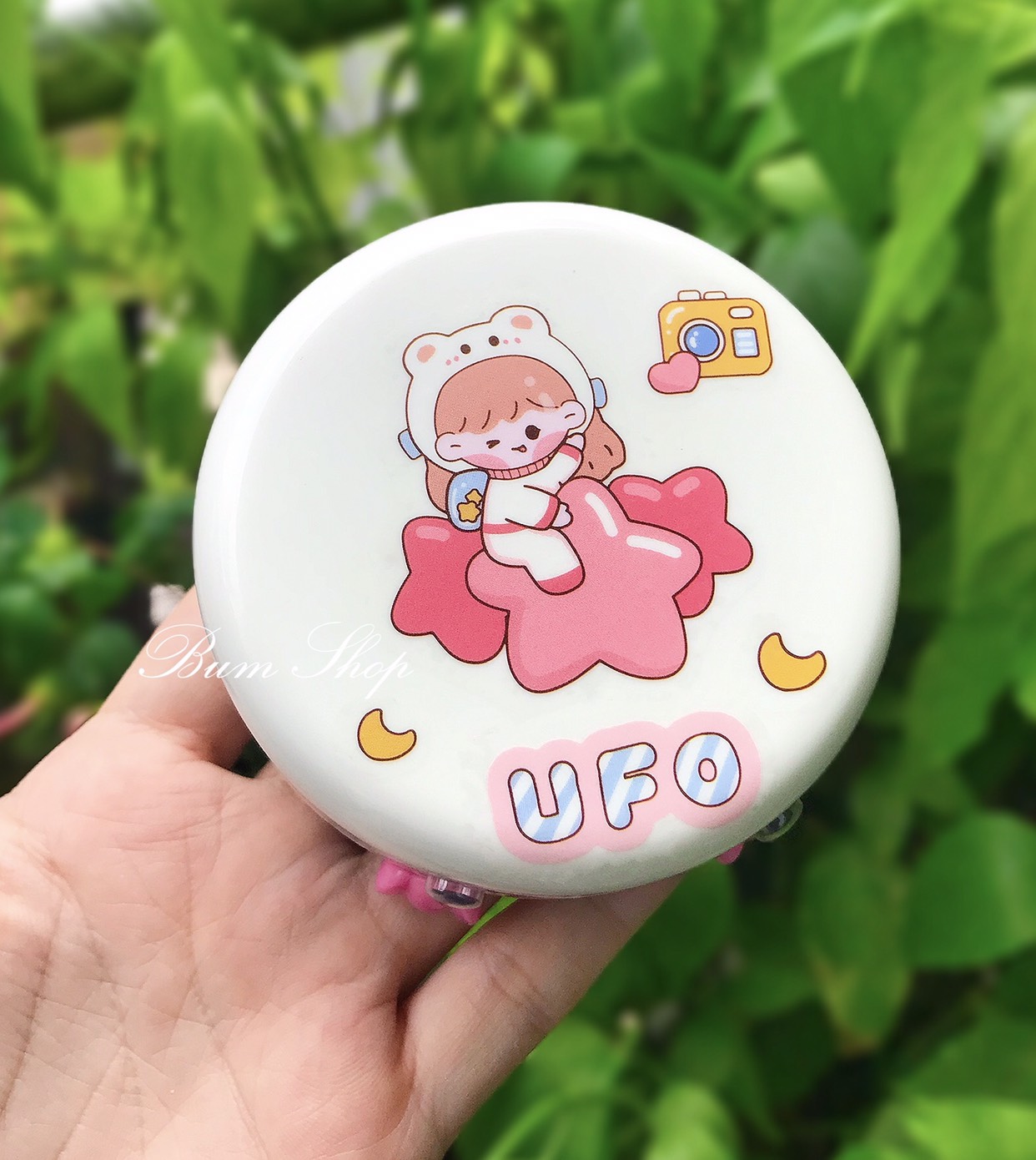 Máy rửa lens tròn tự động, tặng kèm pin