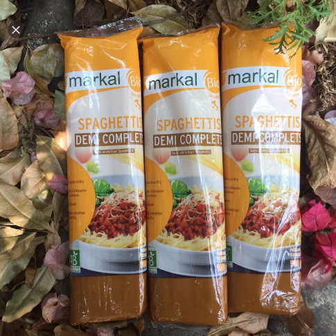 Mì spaghetti Bán Lứt Hữu Cơ Markal 500g