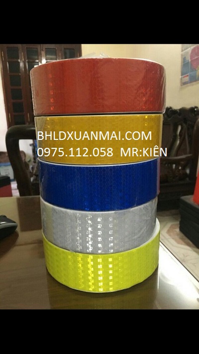 Decal dán phản quang bản rộng 5cm
