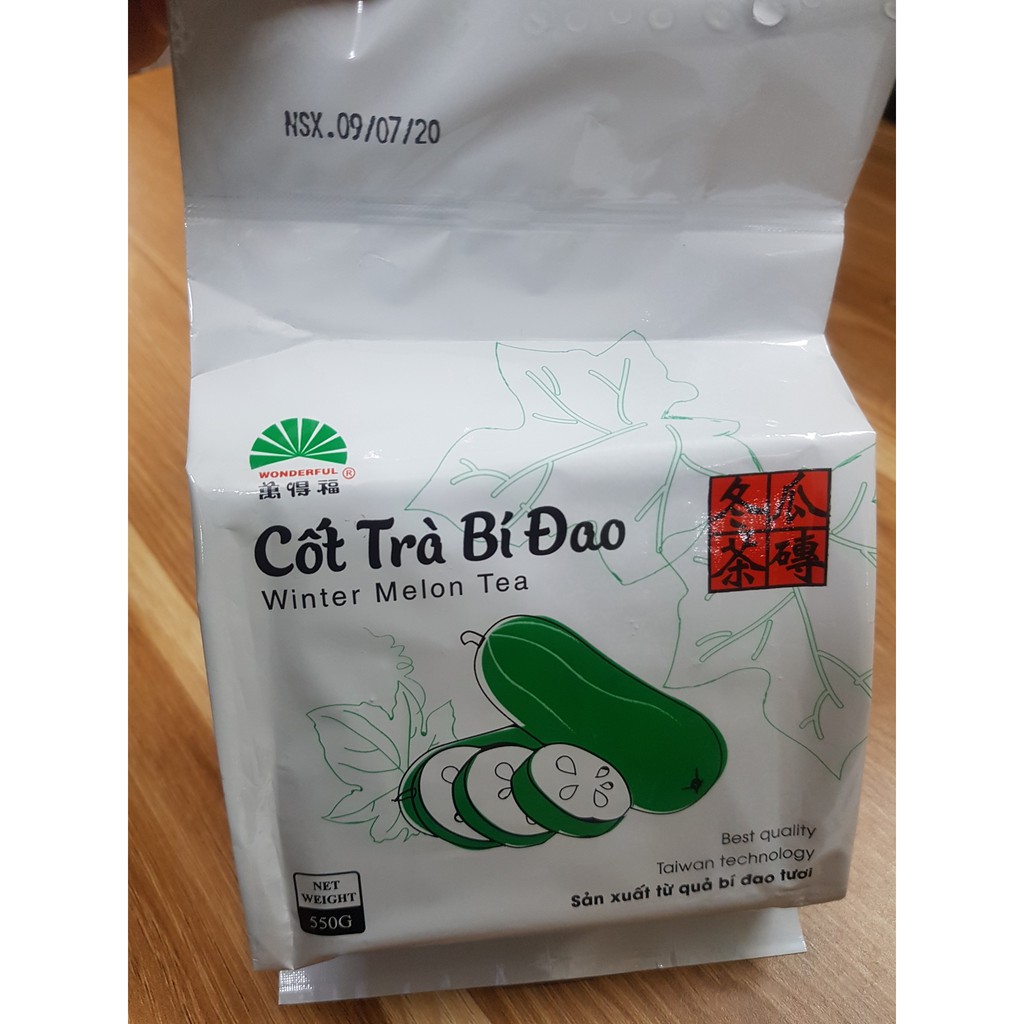 Cốt trà bí đao wonderful để làm món trà bí đao hạt chia cực ngon.