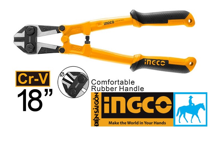 Kìm cắt kìm cộng lực 450mm 18inch Bolt Cutter INGCO HBC0818
