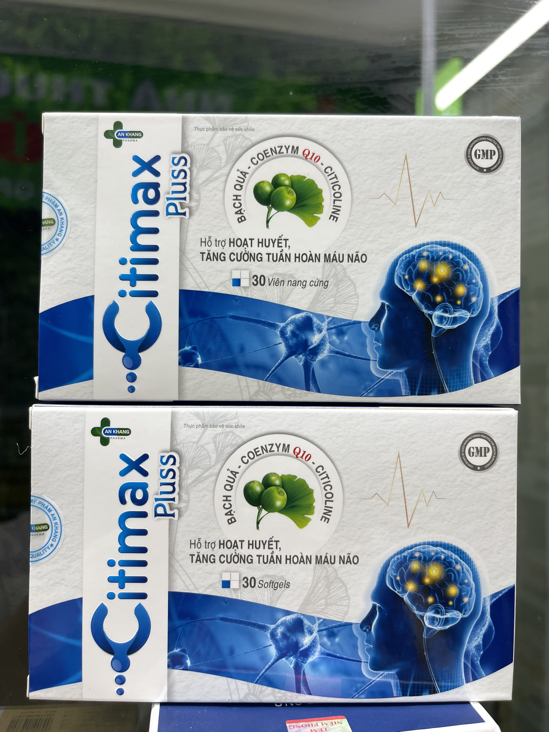 Citimax Pluss hộp 30 viên hỗ trợ hoạt huyết, tăng cường tuần hoàn máu não