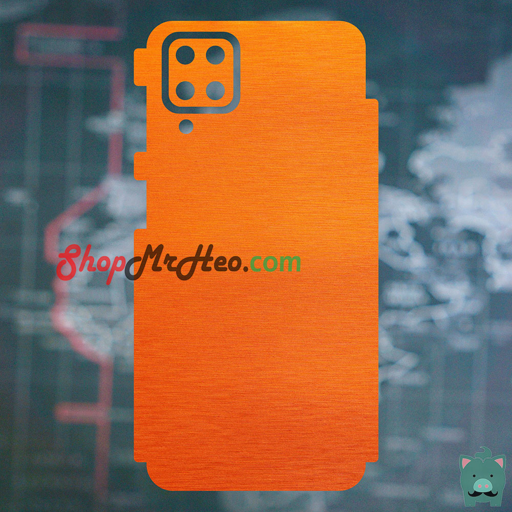 [HCM]Skin Dán Mặt Sau Lưng Vân Nhôm Samsung Galaxy A12