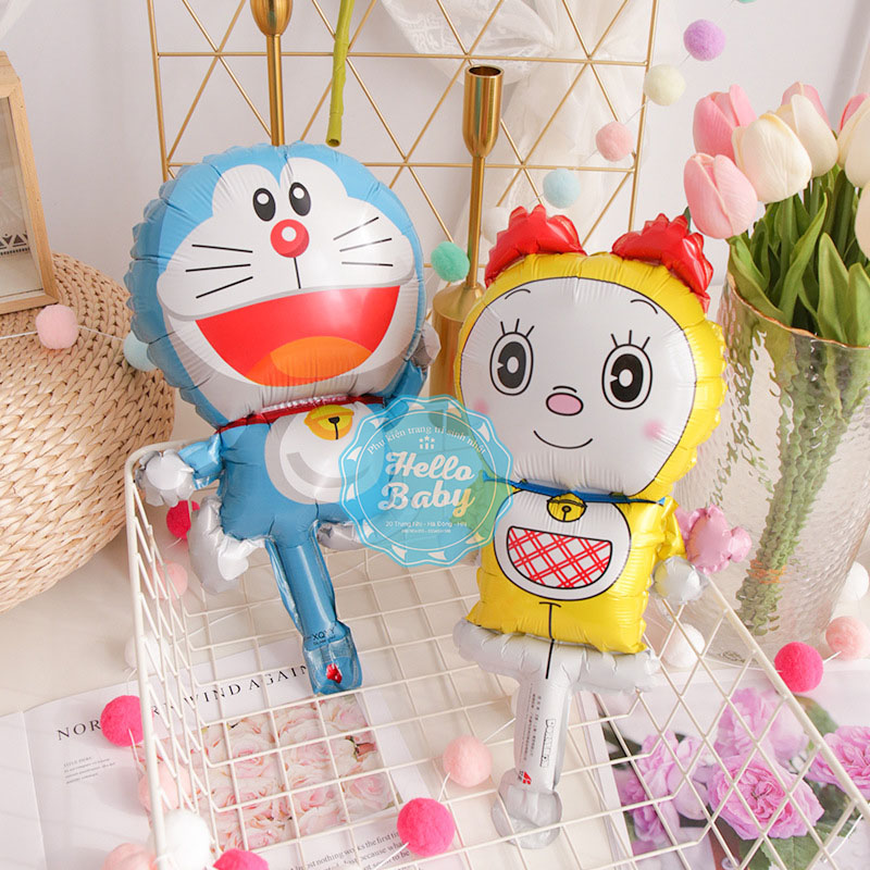 Bóng trang trí sinh nhật hình Doraemon - Đôremon (Nhiều Mẫu)