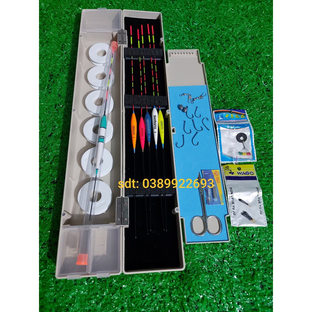 combo hộp đựng phao và phụ kiện