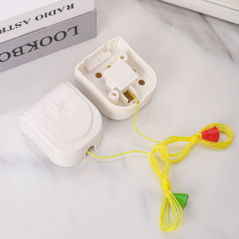 6A load pull cord switch