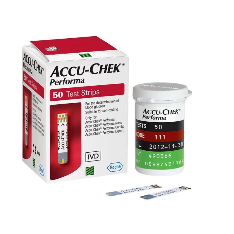 Que thử đường huyết Accu Check Perfoma (50 Test)