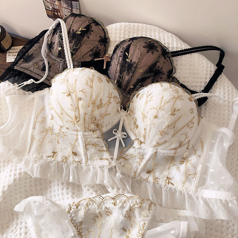 Áo Bra Chất Liệu Ren Cao Cấp Kiểu Dáng Vintage DAN L&U 0199