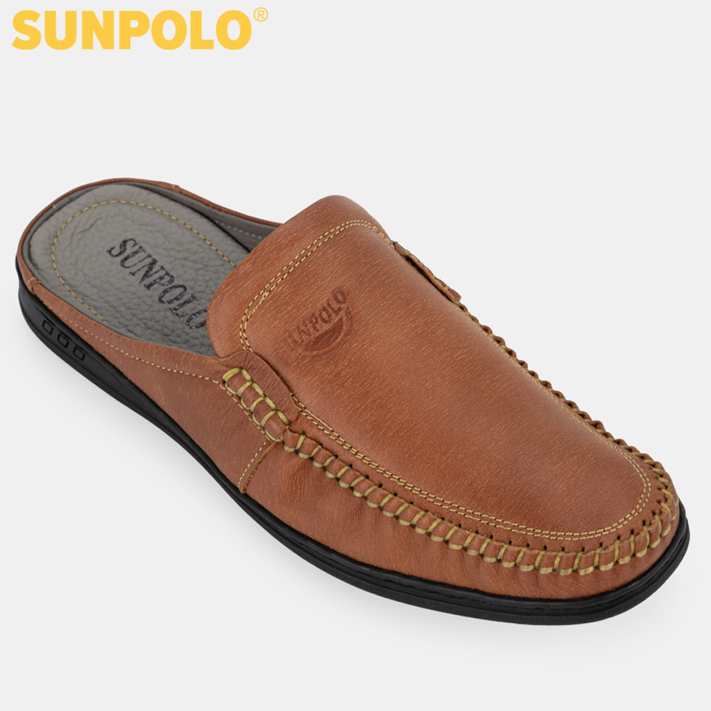 men leather vietnamese SPO218 (mossy, brown)