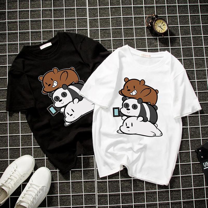 Áo thun Hàn Quốc unisex siêu dễ thương vải dày mịn 19TEE863