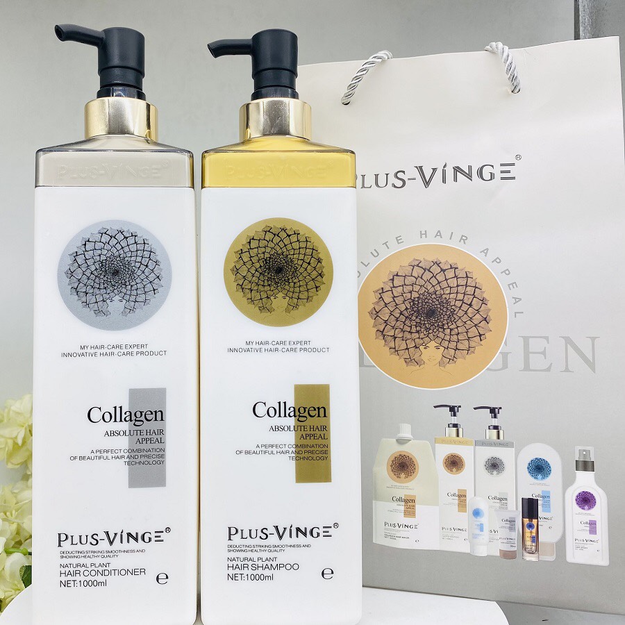 Gift Essential Oil-Collagen Conditioner Vinge1000ML X 2