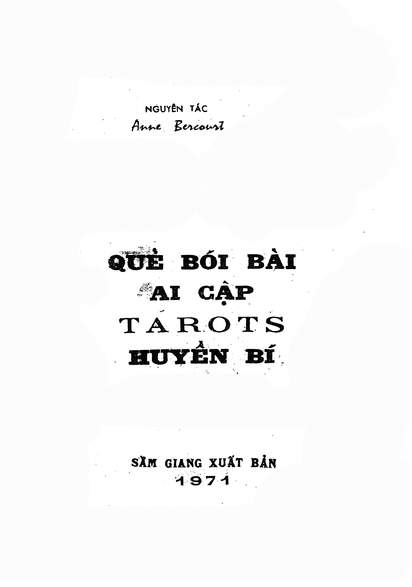 Quẻ Bói Bài Ai Cập Tarots Huyền Bí