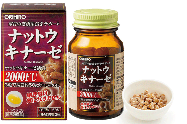 Viên Chống tai biến, đột quỵ Orihiro Natto 2000F